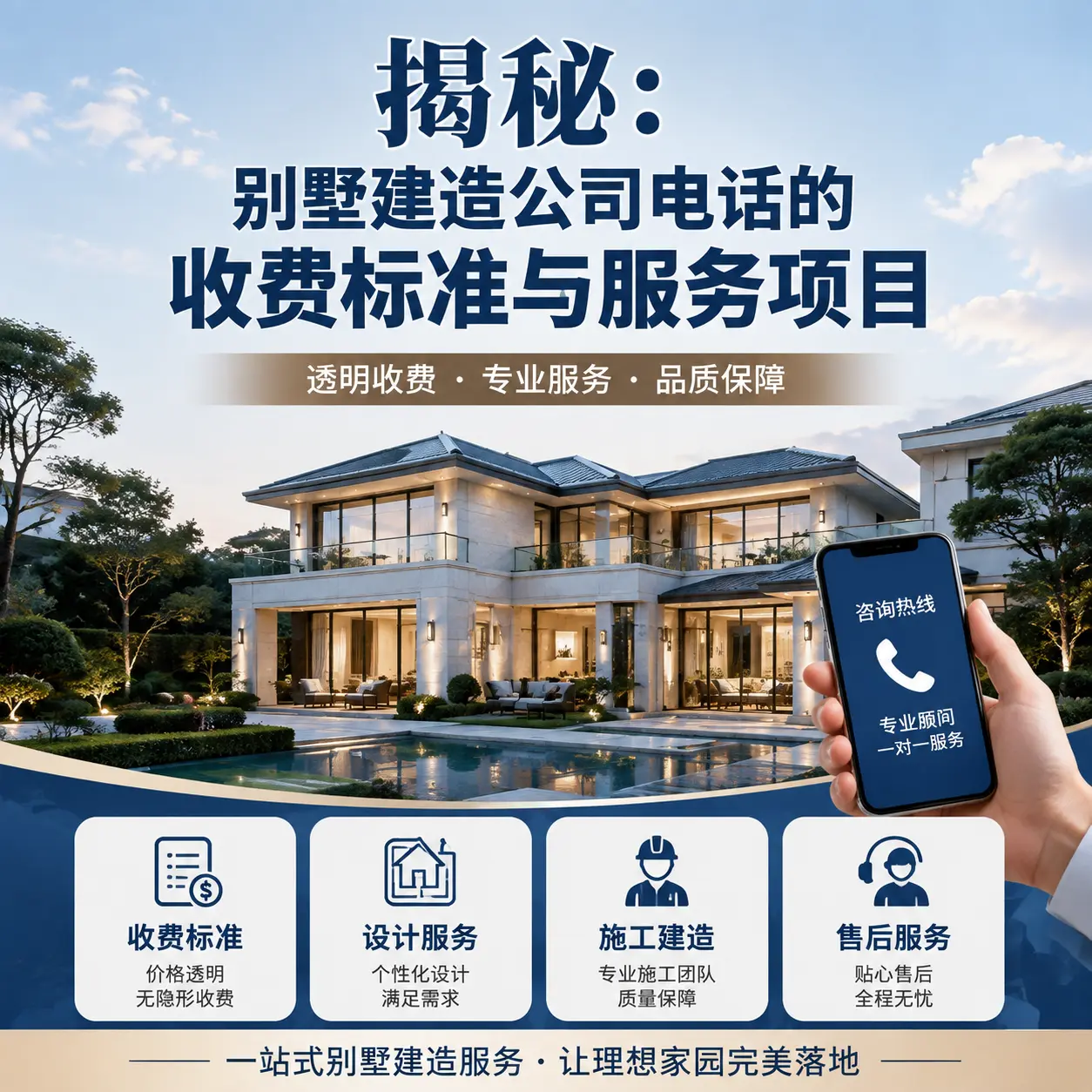 揭秘：开阳别墅建造公司电话的收费标准与服务项目