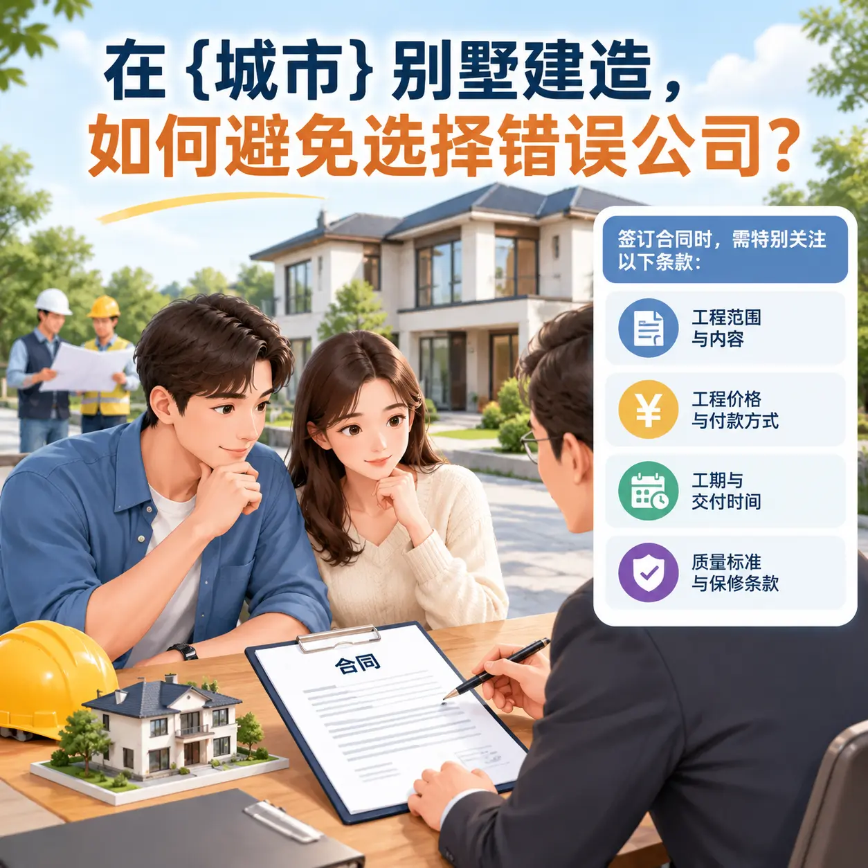 在 开阳 别墅建造，如何避免选择错误公司？