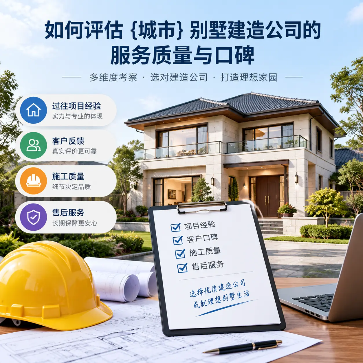 如何评估 开阳 别墅建造公司的服务质量与口碑