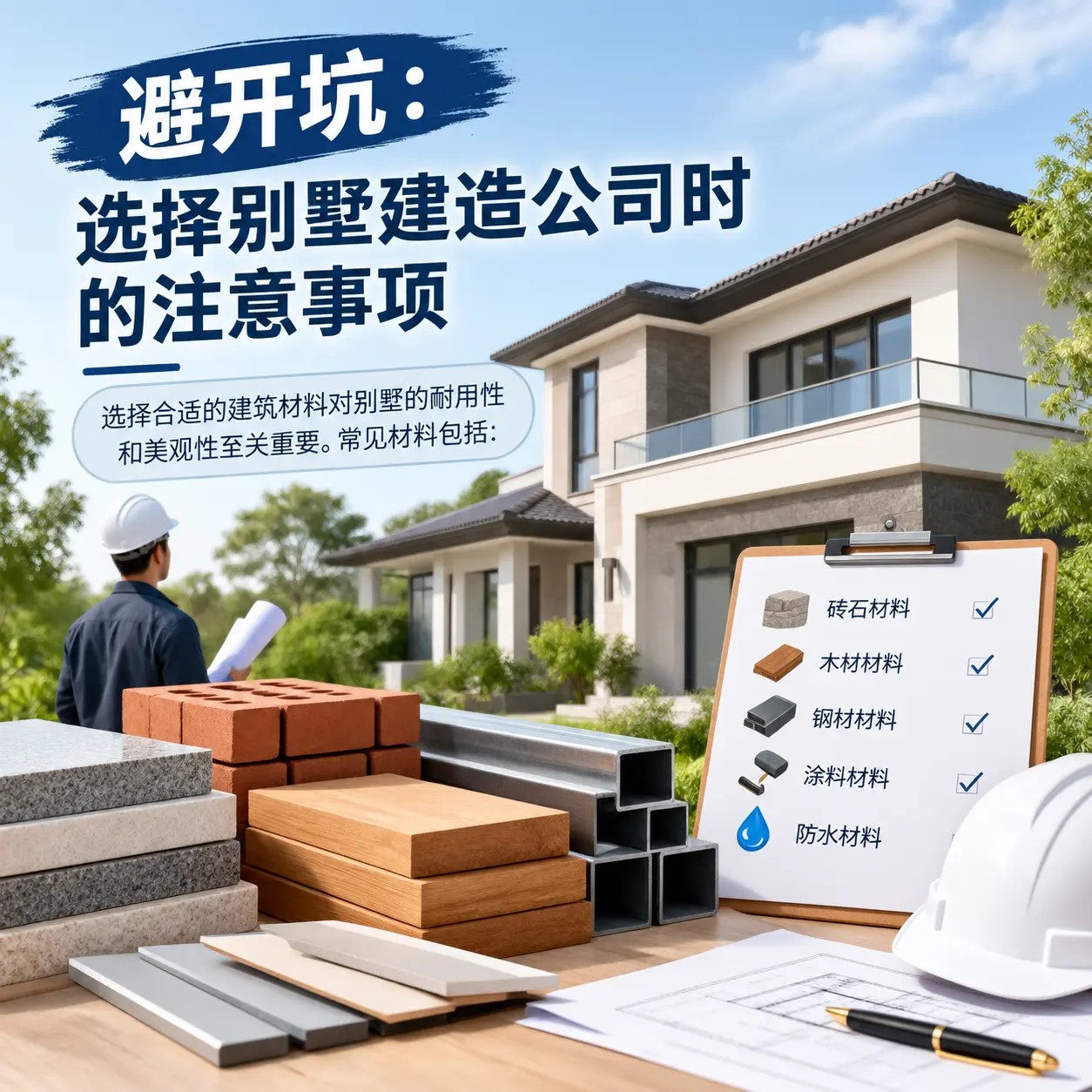 避开坑:选择 开阳 别墅建造公司时的注意事项