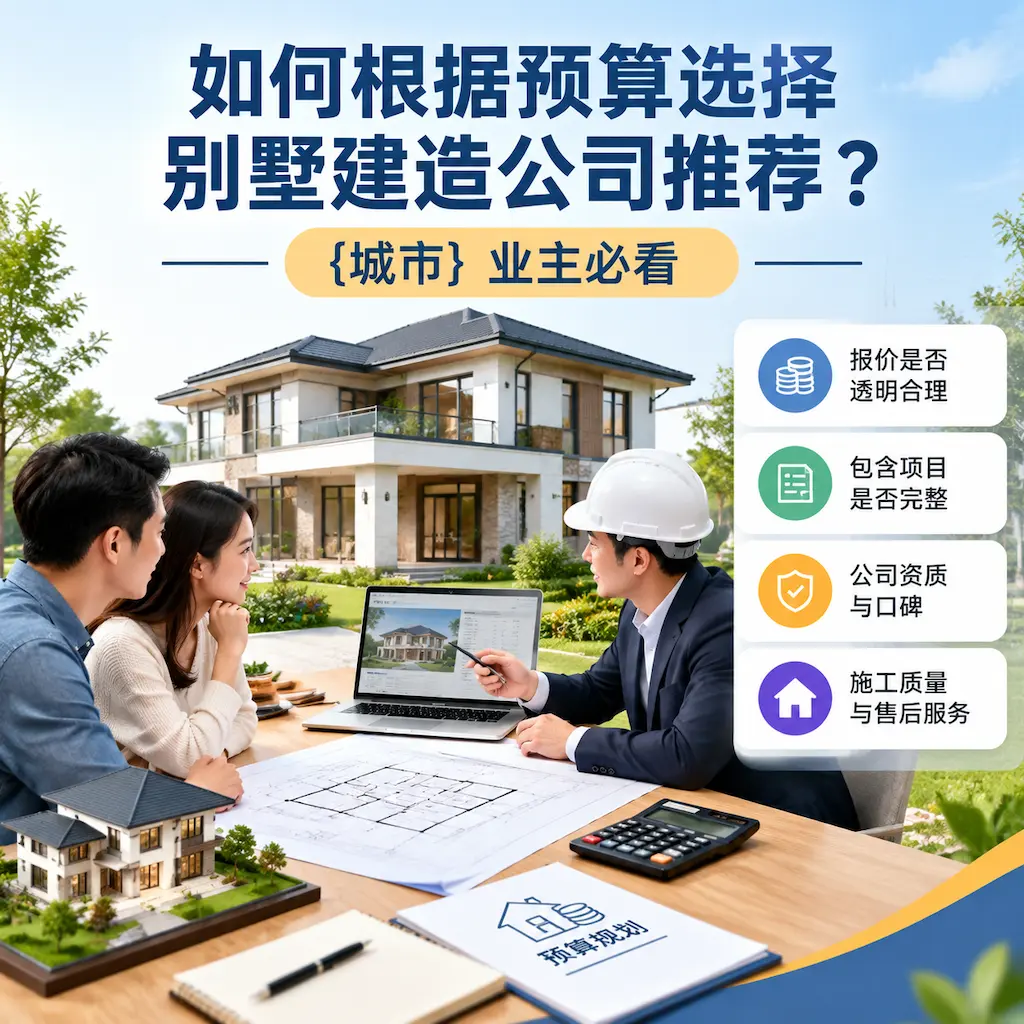 如何根据预算选择别墅建造公司推荐？ 开阳 业主必看